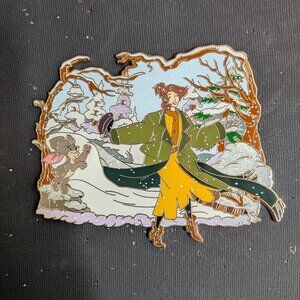 Anastasia dancing in snow fantasy pin
